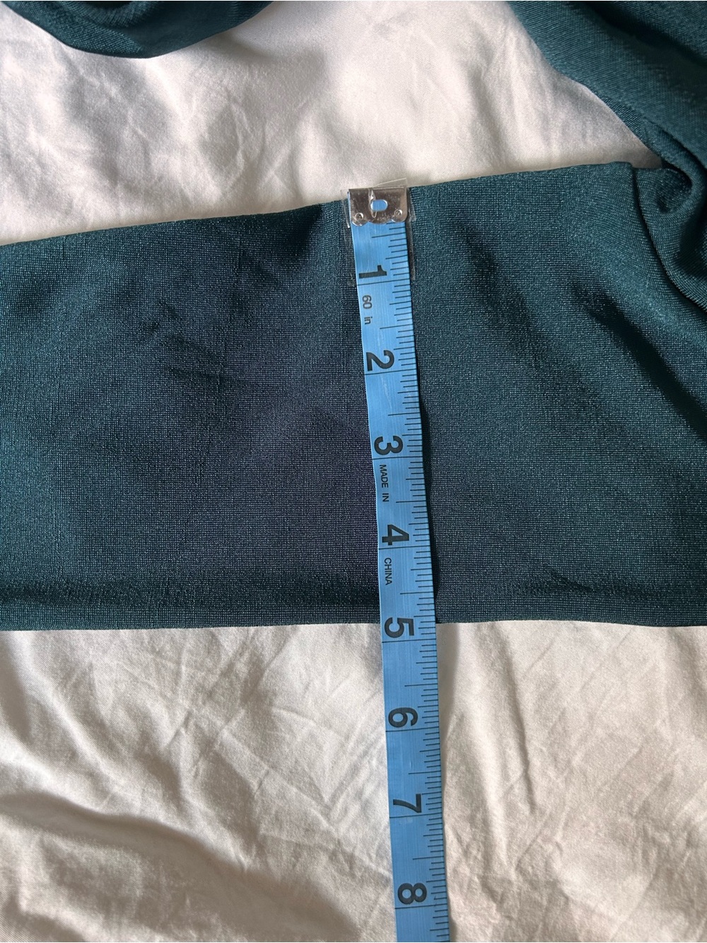 Free People Teal Wrap Surplice Long Sleeve Bodysuit - Picture 9 of 11